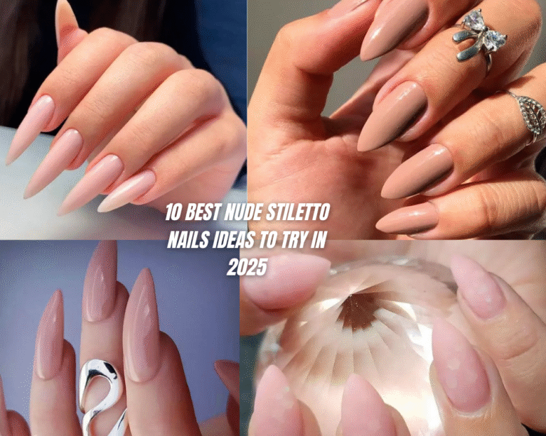 nude stiletto nails