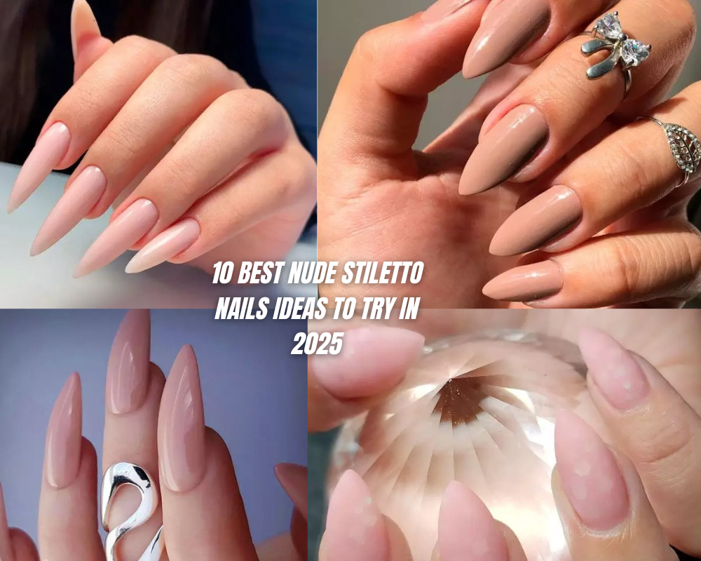 nude stiletto nails