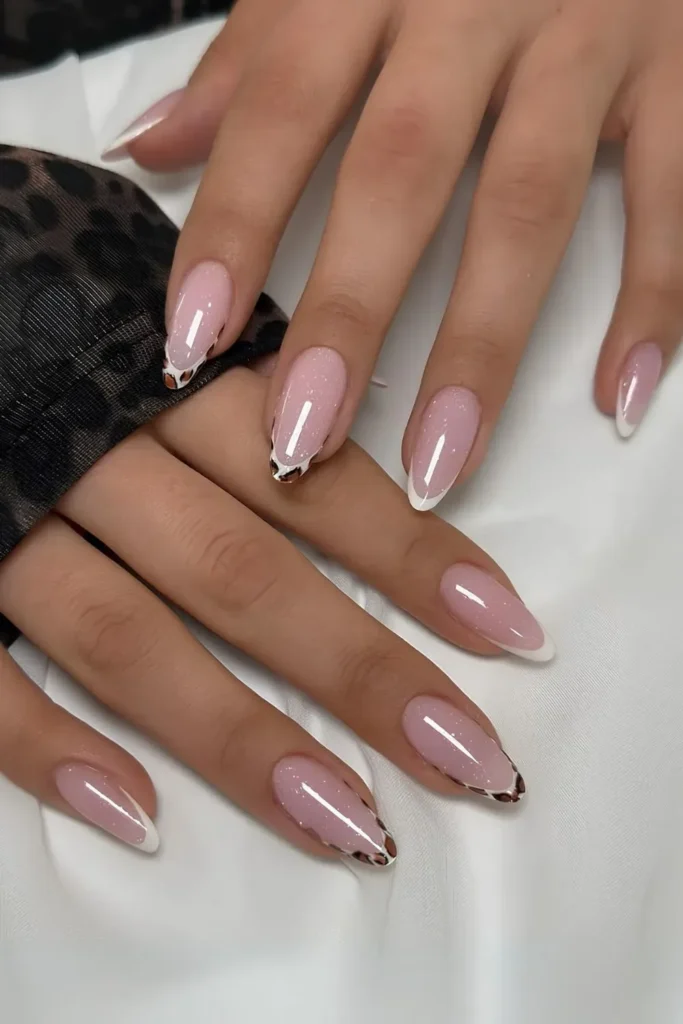 modern white french tip nail art trend 2025