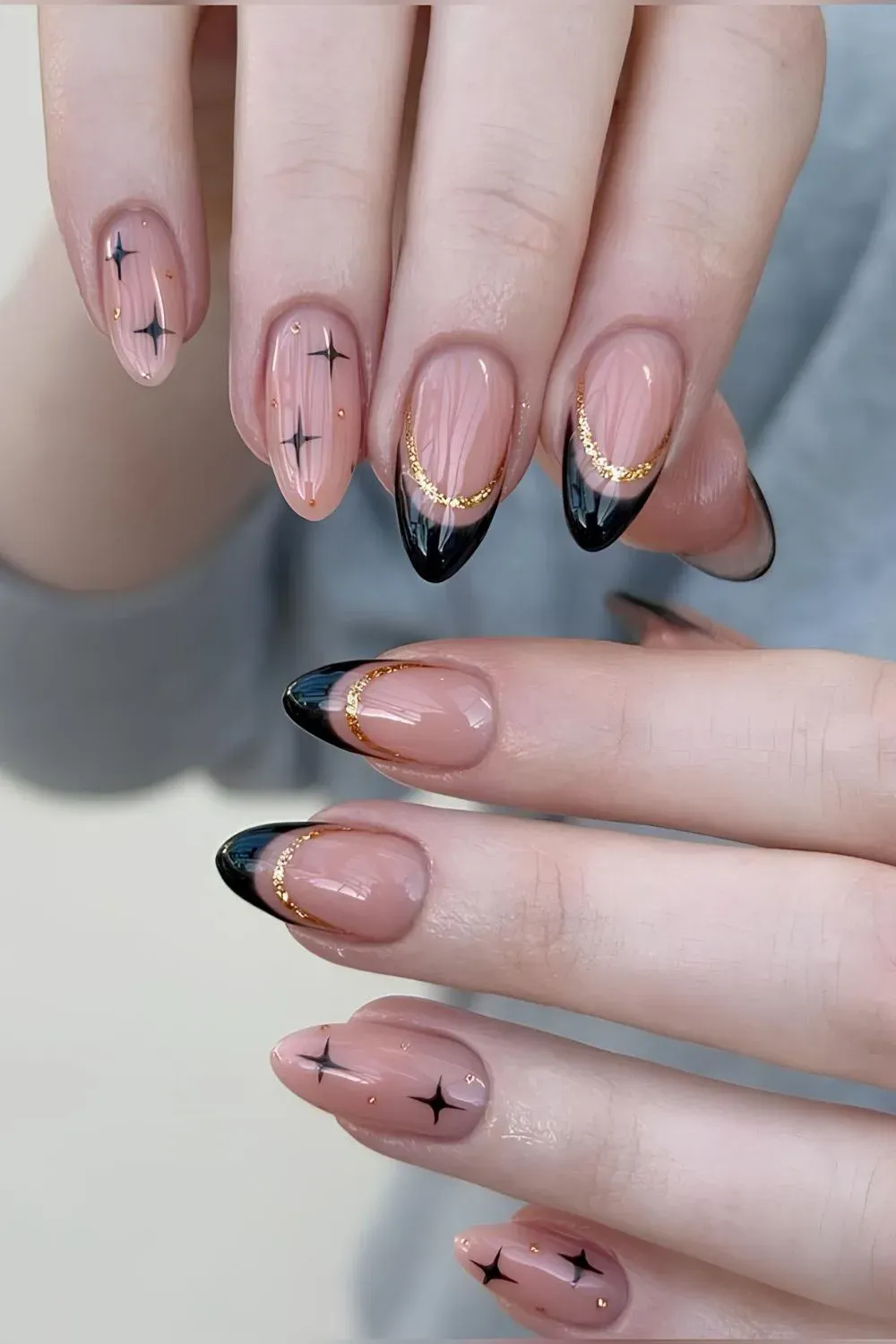 black French nail designs
