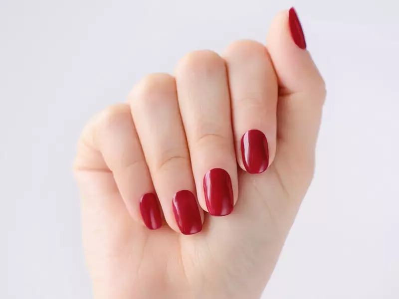 Red Acrylic Nails