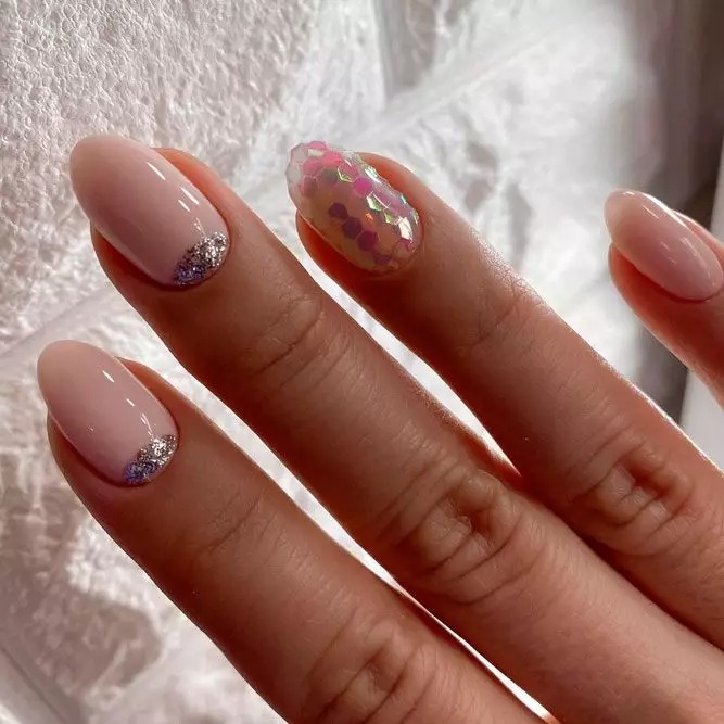 Acrylic Glitter Nails