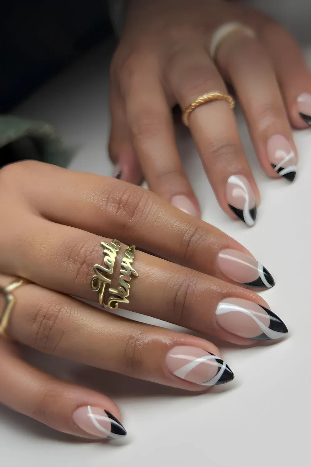 black French tips