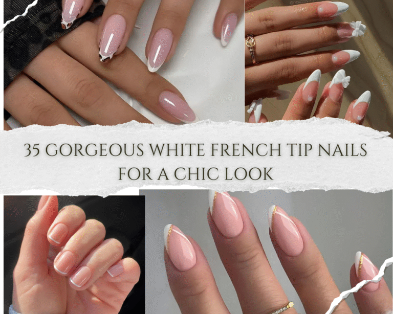 white french tip nails ideas 2026 classy design