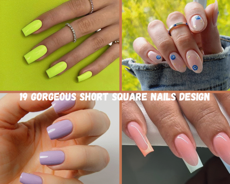 Short square nails