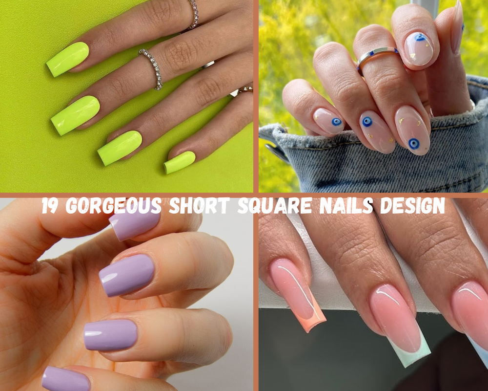 Short square nails
