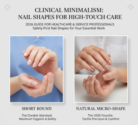 Natural shape nail short