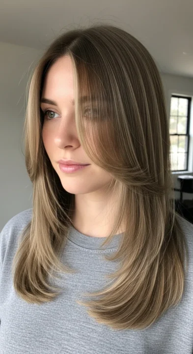 Face Framing Layers Spring Haircut Long Hair