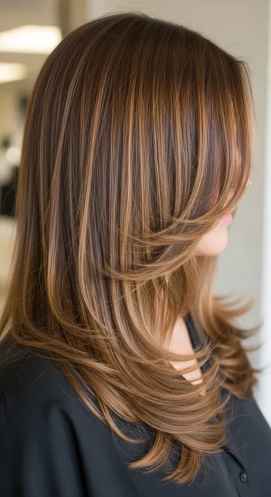 Layered Ends Blend Spring Haircut Long Hair