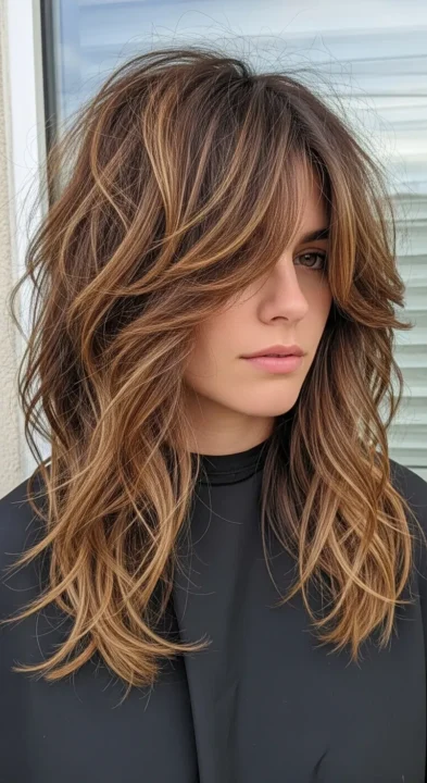 Long Shag Layers Spring Haircut Long Hair