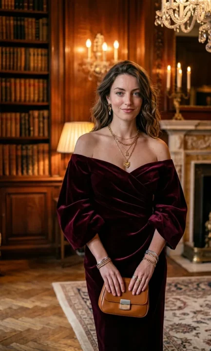 Off-Shoulder Dress Elegance