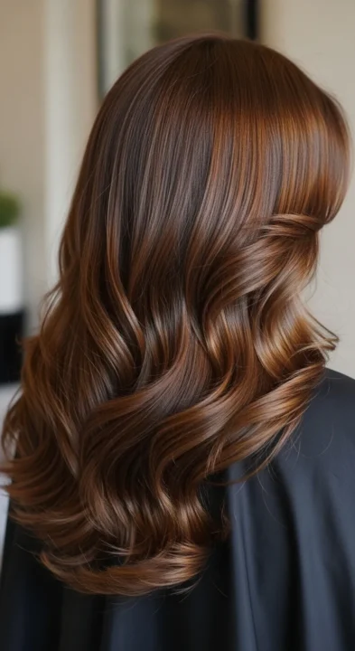 Rounded Layer Cut Spring Haircut Long Hair