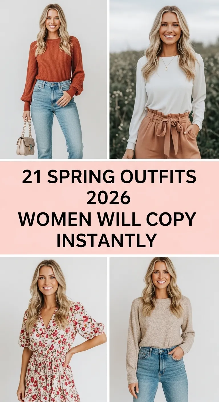 21 Spring Outfits 2026 Women Will Copy Instantly