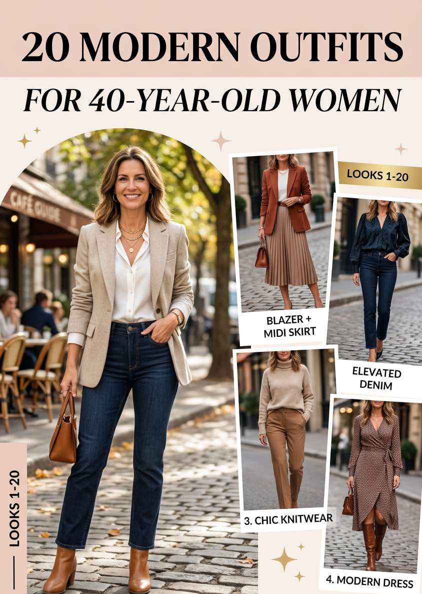 Outfits for 40 Year Old Women