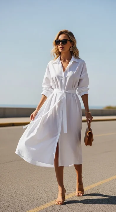 Flowy Shirt Dress