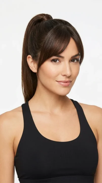 Ponytail with Side Bang